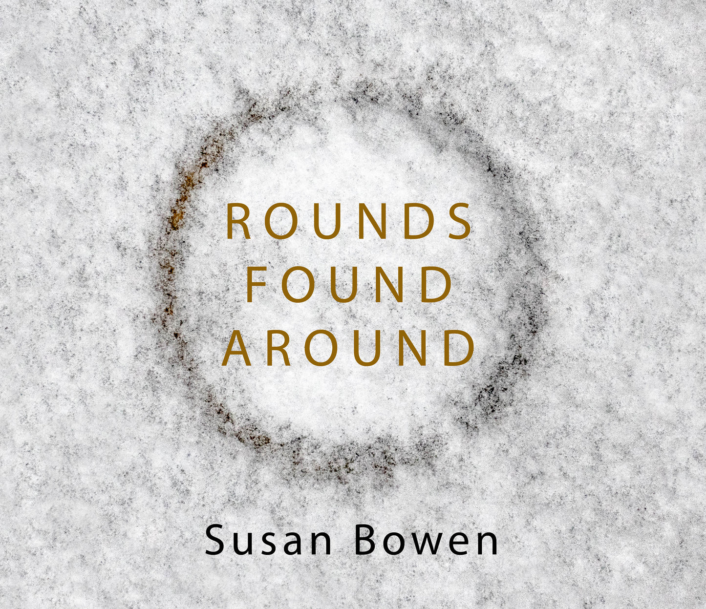 Book of photographs of found objects round in shape
