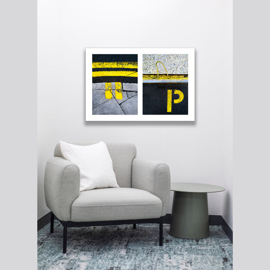 Street Lines #01: Yellow Markings and 'P'