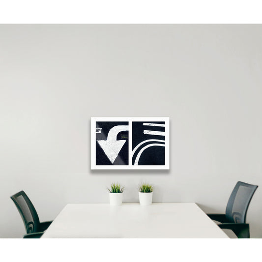 Street Lines #02: Arrow and Curved Line