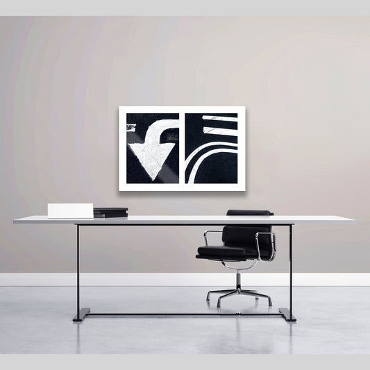 Street Lines #02: Arrow and Curved Line