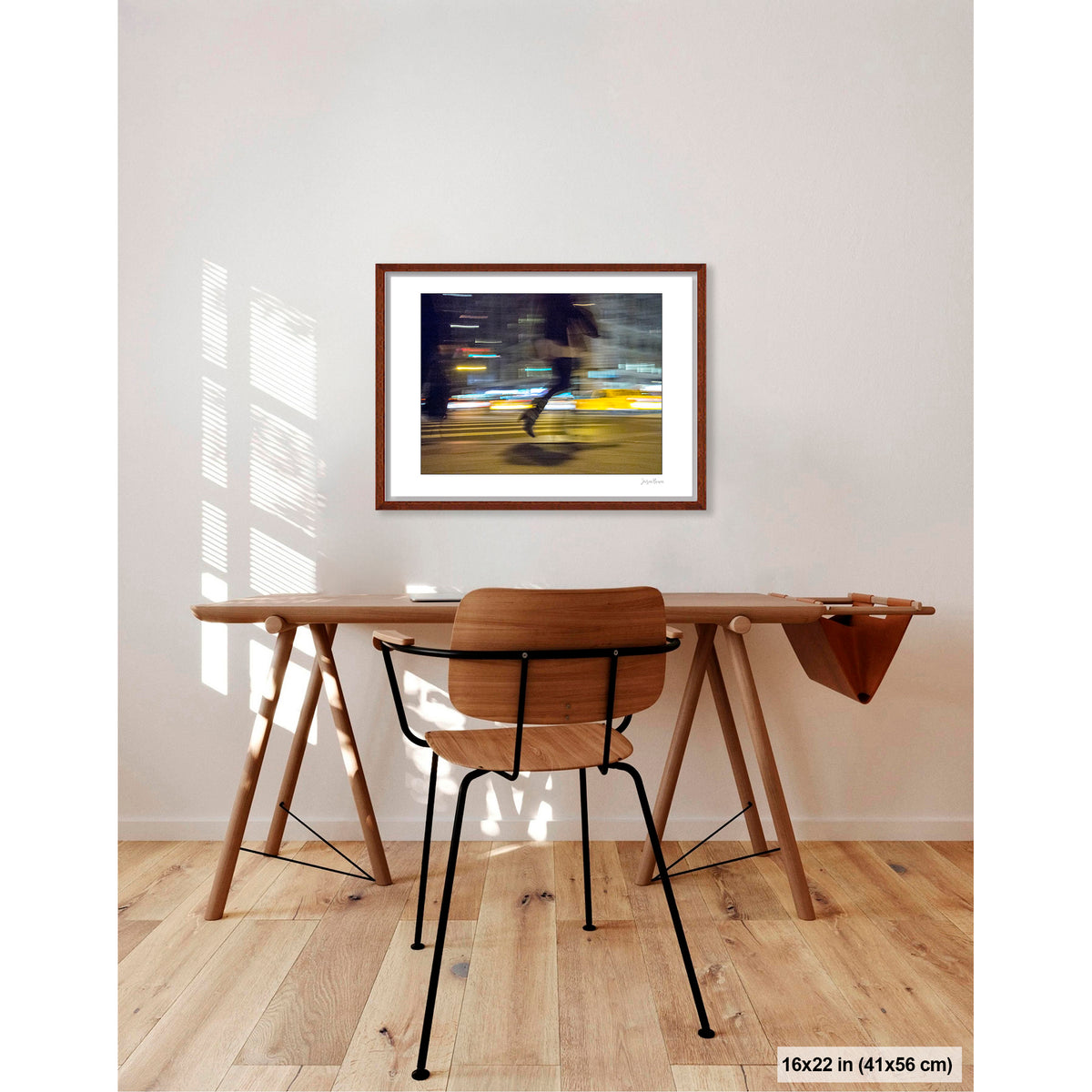 Legs and Feet #0166: Rushing Figure and Lights