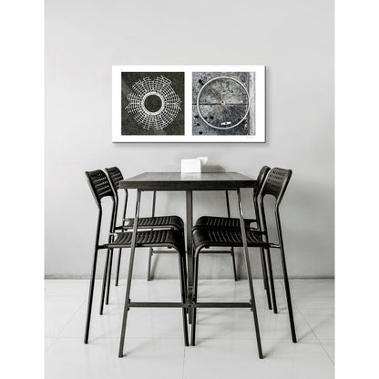 Round Pair #04: Starburst and Bicycle Wheel