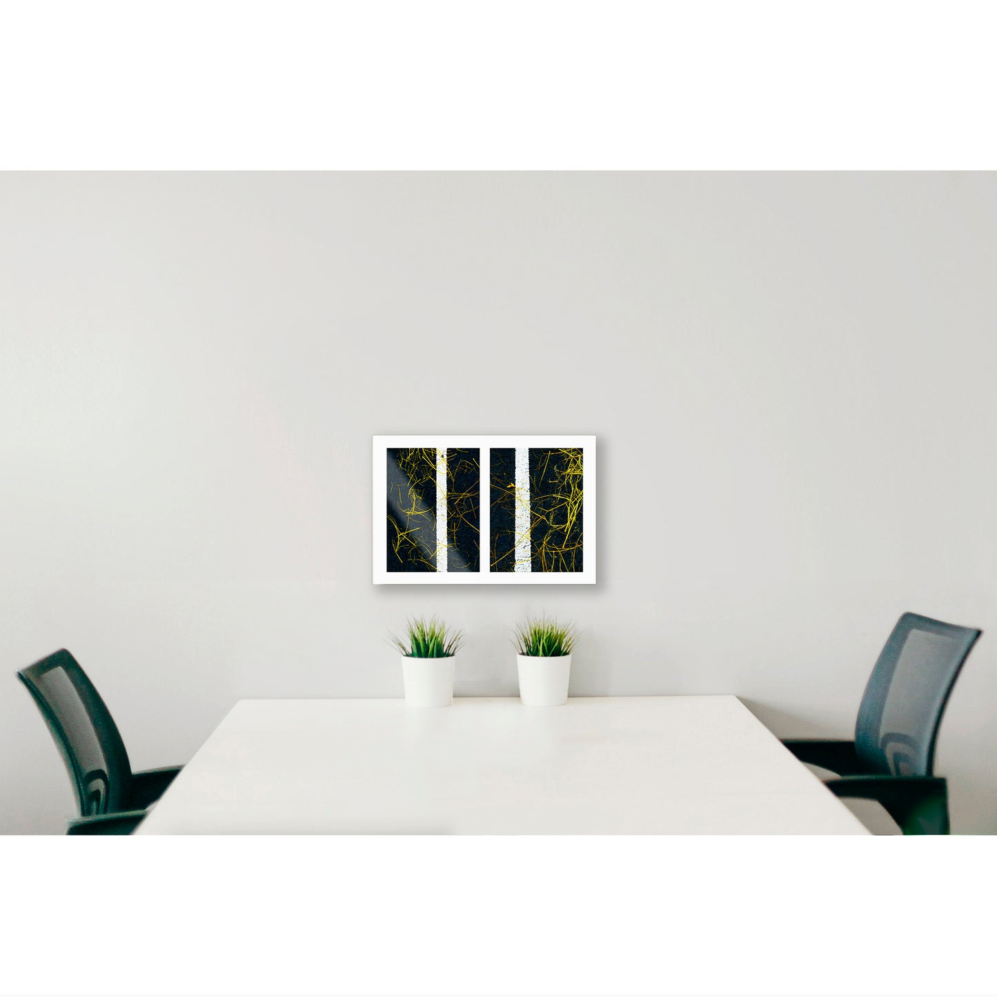 Street Lines #10: Scattered Twigs on Lines